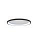 Πλαφονιέρα Οροφής D60x5cm LED 28W 3CCT 2800lm Μαύρο Μέταλλο-Ακρυλικό Inlight 42044-B-Black